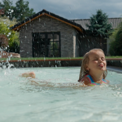 Swimming pool water